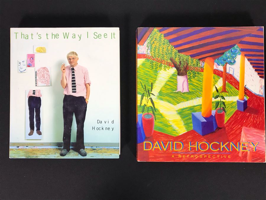 (2) David Hockney Art Books (JKE)