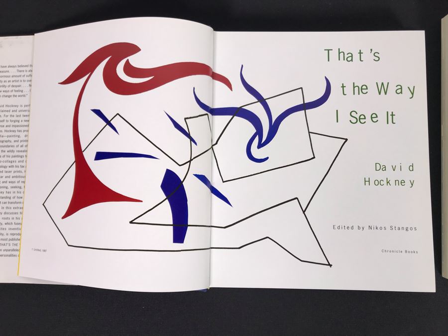 (2) David Hockney Art Books (JKE) [Photo 6]