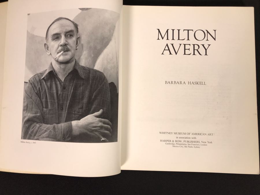 (2) Milton Avery Art Books (JKE) [Photo 2]