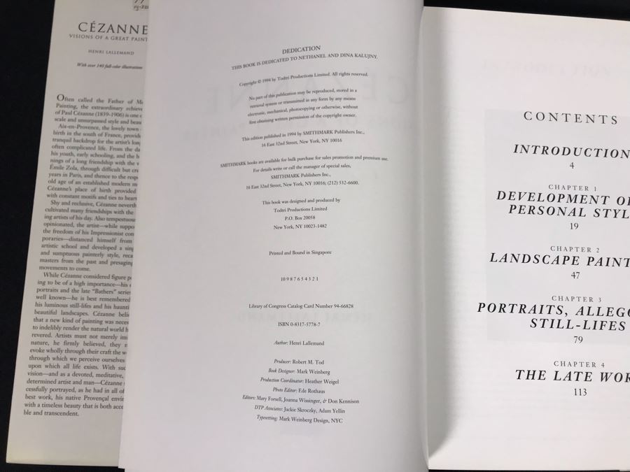 (3) Paul Cezanne Art Books (JKE) [Photo 15]