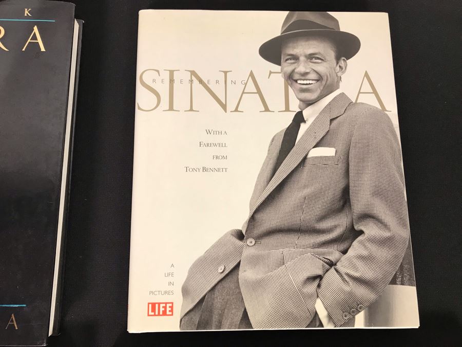 Pair Of Frank Sinatra Coffee Table Books And Frank Sinatra Four Compact Disc Box Set [Photo 6]
