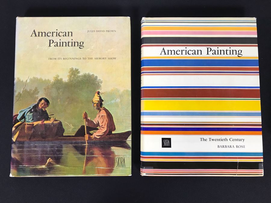 American Painting 2 Volumes Coffee Table Books Box Set 70-80455 Skira (JKE) [Photo 3]