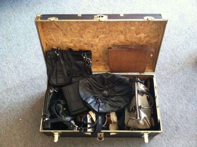 Purse Lot Includes Black Trunk