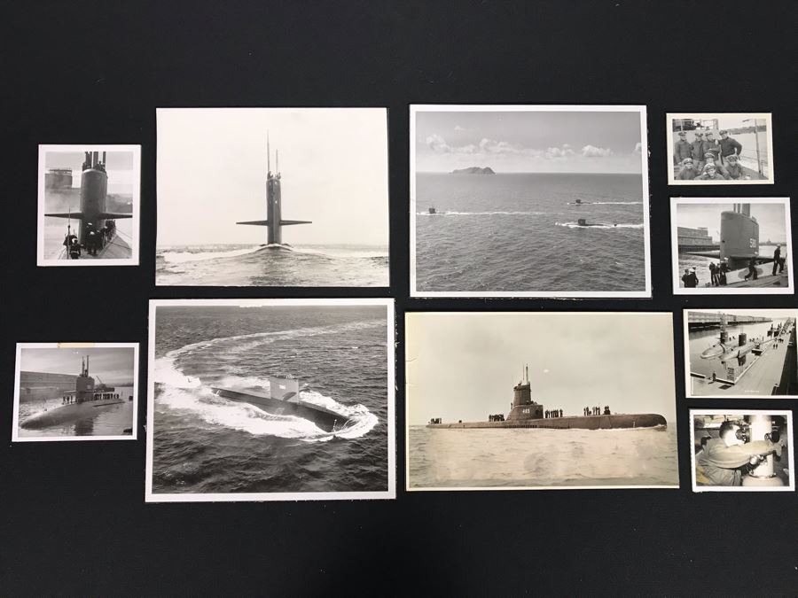 Vintage USN Navy B&W Submarine Photographs From USN Captain Joseph J. Meyer Jr. [Photo 1]