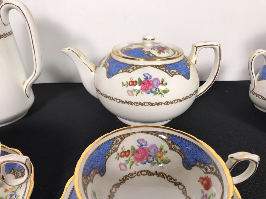 Vintage Hammersley & Co Bone China From England - Approximately 50 Pieces Total Including Coffee Pot, Tea Pot, Covered Dishes, Cups And Saucers, Toaster Holders, Creamers (MOE) [Photo 7]