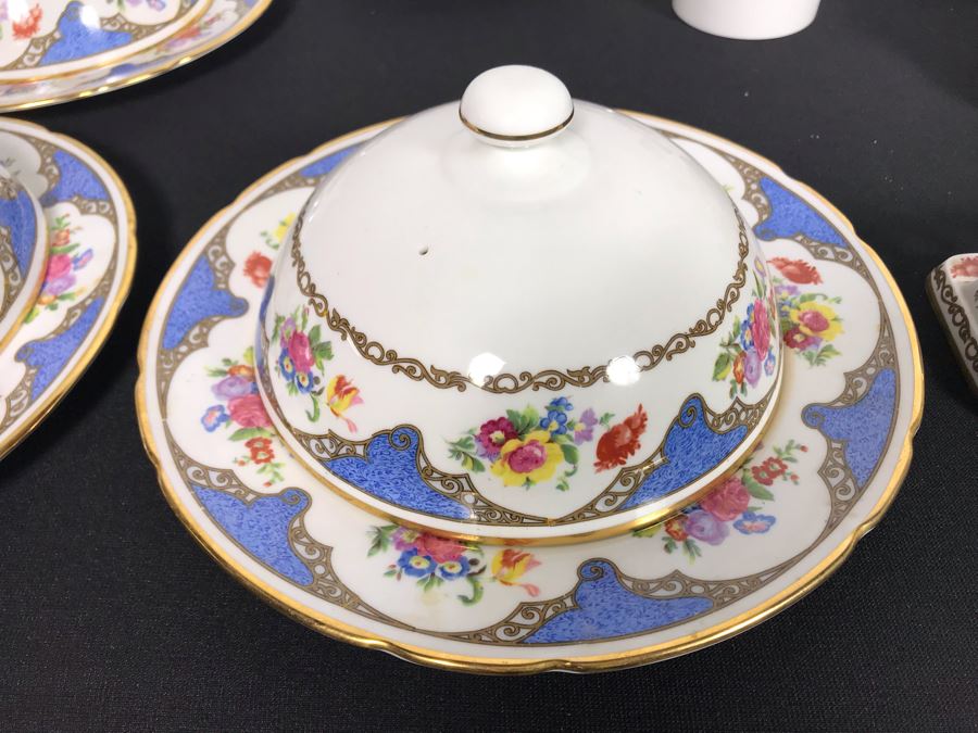 Vintage Hammersley & Co Bone China From England - Approximately 50 Pieces Total Including Coffee Pot, Tea Pot, Covered Dishes, Cups And Saucers, Toaster Holders, Creamers (MOE) [Photo 18]