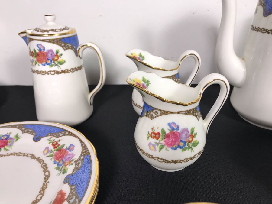 Vintage Hammersley & Co Bone China From England - Approximately 50 Pieces Total Including Coffee Pot, Tea Pot, Covered Dishes, Cups And Saucers, Toaster Holders, Creamers (MOE) [Photo 14]