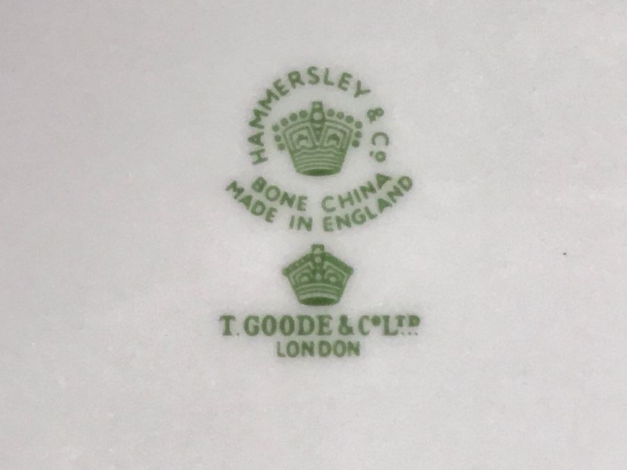 Vintage Hammersley & Co Bone China From England - Approximately 50 Pieces Total Including Coffee Pot, Tea Pot, Covered Dishes, Cups And Saucers, Toaster Holders, Creamers (MOE) [Photo 21]