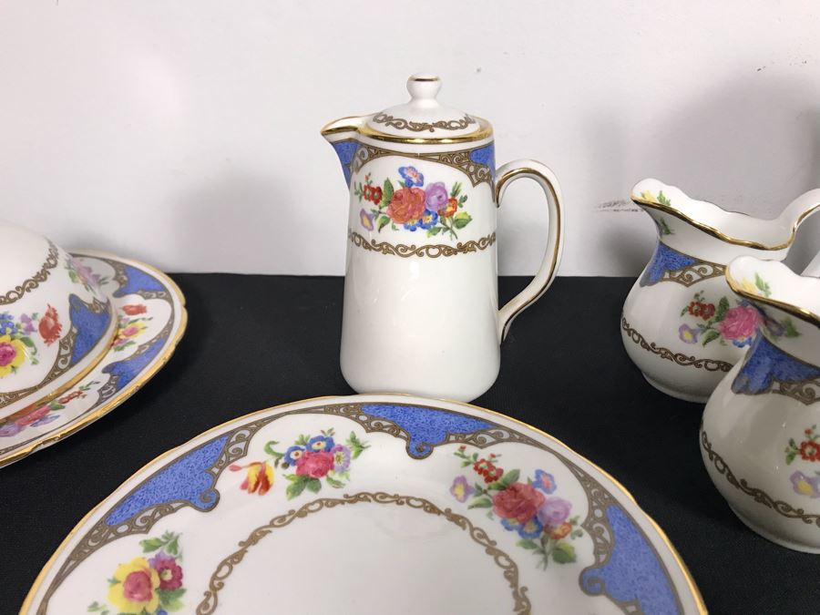 Vintage Hammersley & Co Bone China From England - Approximately 50 Pieces Total Including Coffee Pot, Tea Pot, Covered Dishes, Cups And Saucers, Toaster Holders, Creamers (MOE) [Photo 15]