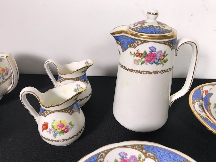 Vintage Hammersley & Co Bone China From England - Approximately 50 Pieces Total Including Coffee Pot, Tea Pot, Covered Dishes, Cups And Saucers, Toaster Holders, Creamers (MOE) [Photo 13]