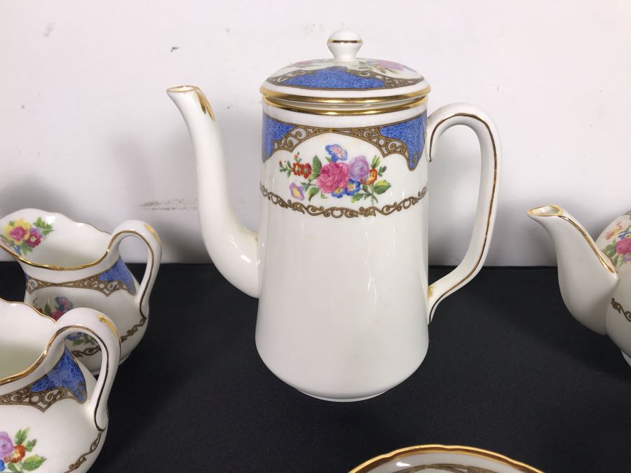Vintage Hammersley & Co Bone China From England - Approximately 50 Pieces Total Including Coffee Pot, Tea Pot, Covered Dishes, Cups And Saucers, Toaster Holders, Creamers (MOE) [Photo 6]