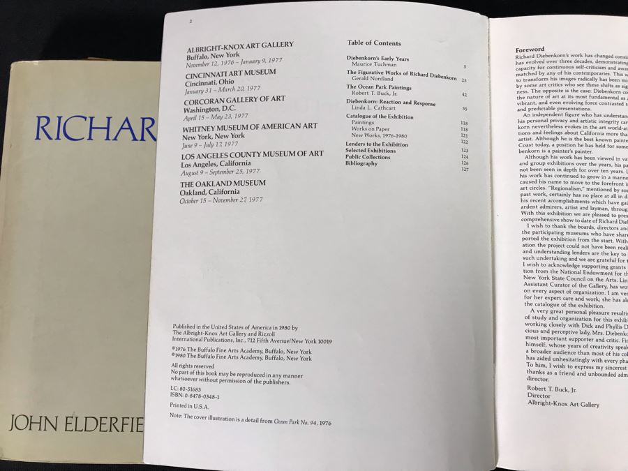 Pair Of Richard Diebenkorn Art Books (JKE) [Photo 9]