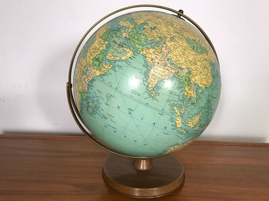 Vintage Mid-Century Replogle 16' Reference Globe (OHE) [Photo 3]