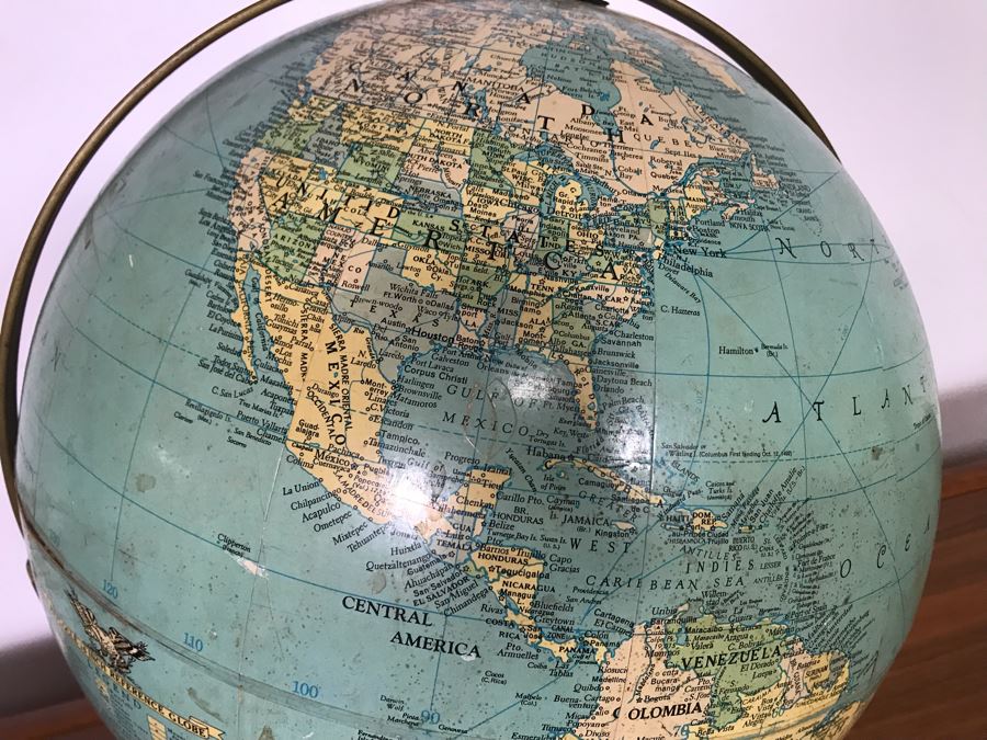 Vintage Mid-Century Replogle 16' Reference Globe (OHE) [Photo 8]