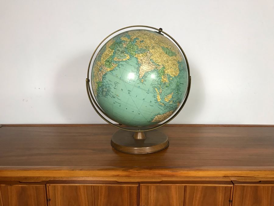Vintage Mid-Century Replogle 16' Reference Globe (OHE) [Photo 2]