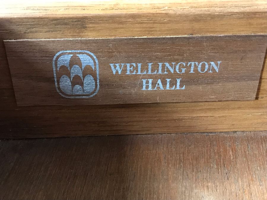 Pair Of Wellington Hall Wooden Chinoiserie Side Tables With Drawers - Birds Eye Maple Top 18W X 26D X 24H (OHE) [Photo 13]