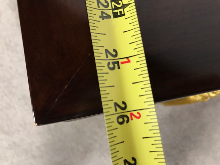 Pair Of Wellington Hall Wooden Chinoiserie Side Tables With Drawers - Birds Eye Maple Top 18W X 26D X 24H (OHE) [Photo 15]