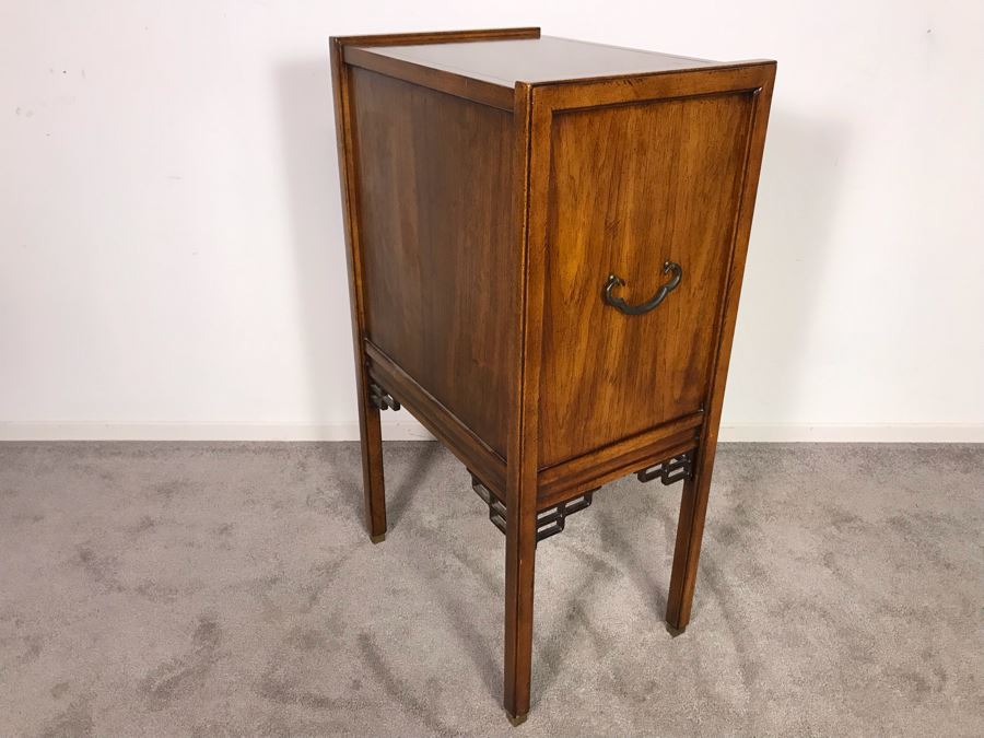 Vintage Brandt Furniture Wooden Silverware Storage Chest With Four Lockable Drawers (Comes With Three Skeleton Keys) 23W X 16D X 41H (OHE) [Photo 15]