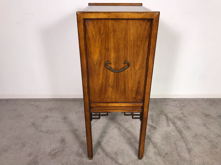 Vintage Brandt Furniture Wooden Silverware Storage Chest With Four Lockable Drawers (Comes With Three Skeleton Keys) 23W X 16D X 41H (OHE) [Photo 14]