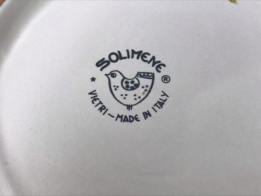 Large Italian Fruit Bowl By Solimene 12.5R [Photo 6]