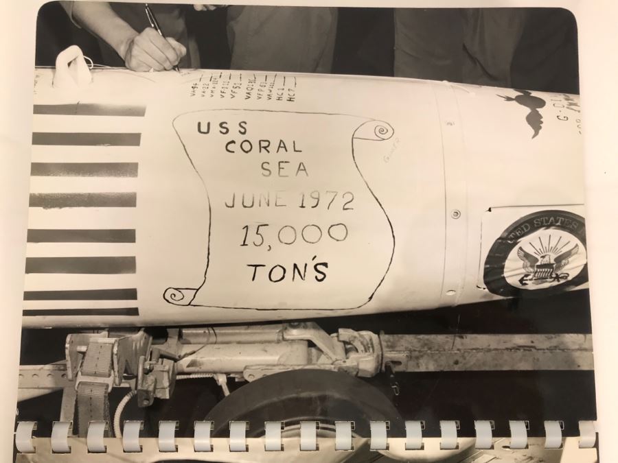 William H. Harris, RADM, USN (Ret.) Personal Cruise Book USS Coral Sea Yankee Station June 1972 [Photo 3]