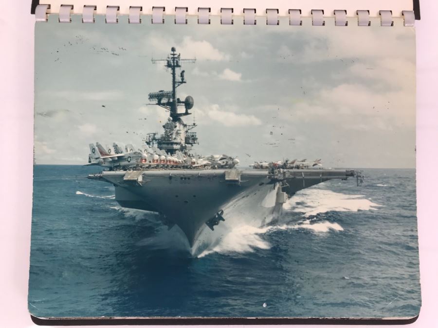 William H. Harris, RADM, USN (Ret.) Personal Cruise Book USS Coral Sea Yankee Station Apr 1972 [Photo 2]