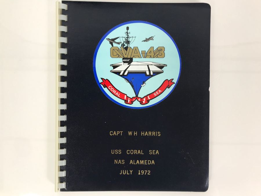 William H. Harris, RADM, USN (Ret.) Personal Cruise Book USS Coral Sea NAS Alameda July 1972 [Photo 7]