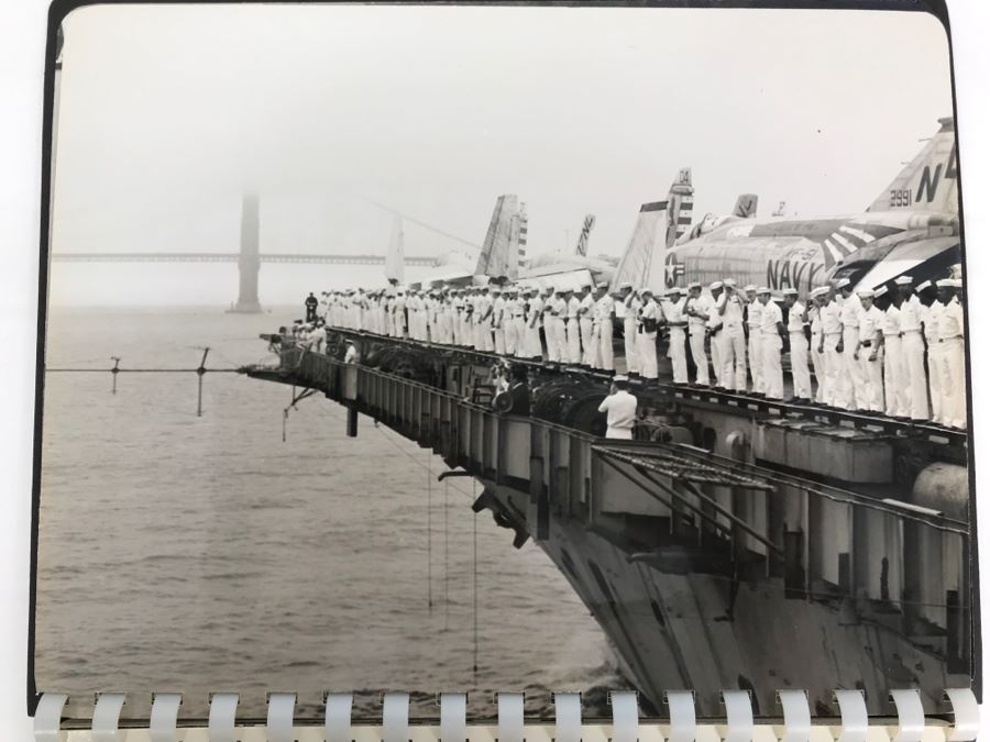 William H. Harris, RADM, USN (Ret.) Personal Cruise Book USS Coral Sea NAS Alameda July 1972 [Photo 6]