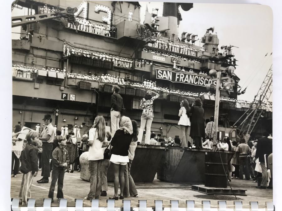 William H. Harris, RADM, USN (Ret.) Personal Cruise Book USS Coral Sea NAS Alameda July 1972 [Photo 3]