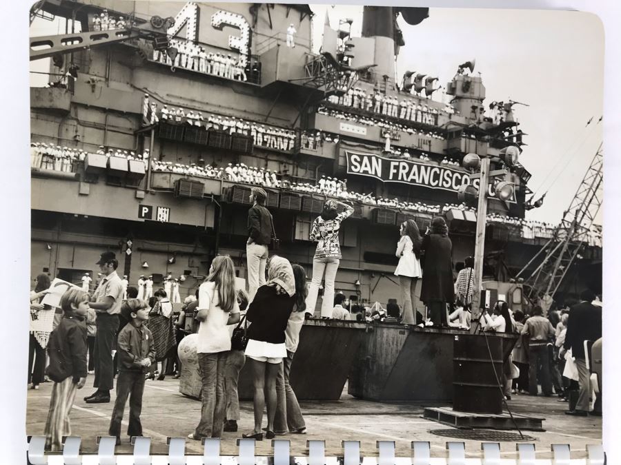 William H. Harris, RADM, USN (Ret.) Personal Cruise Book USS Coral Sea NAS Alameda July 1972 [Photo 2]