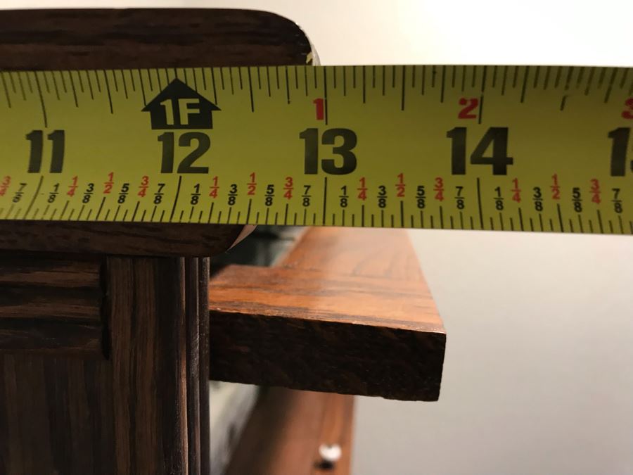 One-Piece Lawyer's Style Oak Bookcase 33.5W X 13D X 72H (OFS) [Photo 10]