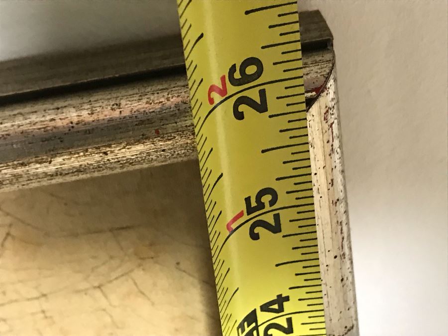 Framed Original Signed Asian Batik Painting On Cloth (Some Foxing) 33 X 26 [Photo 8]