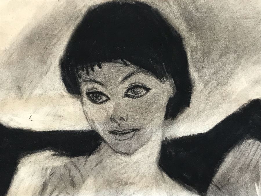 Original Nude Drawing Signed I. De La Rosa 12W X 19H (JKE) [Photo 3]