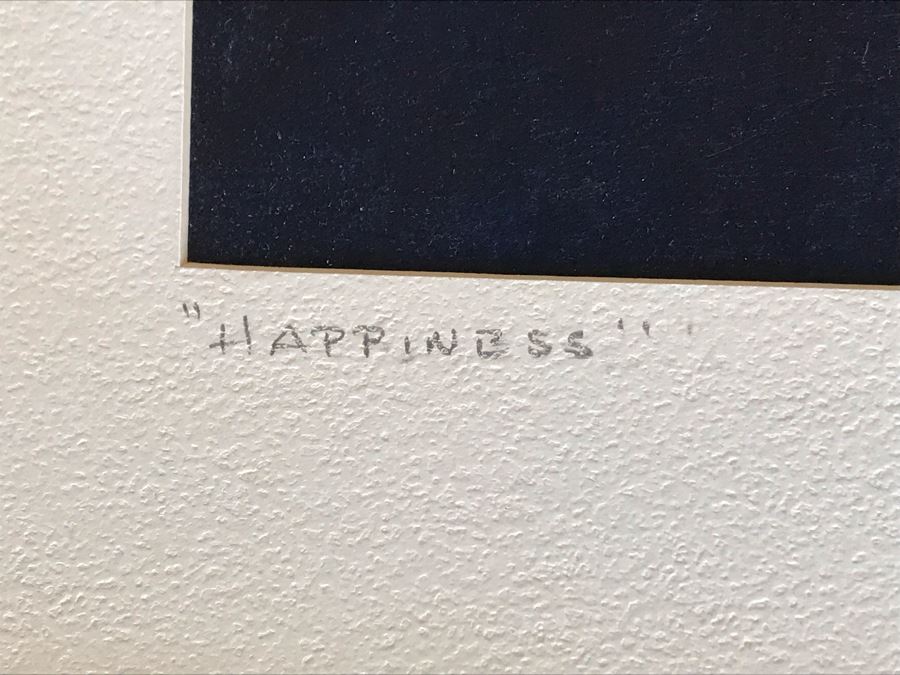 Keisuke Serizawa (1895-1984) Japanese Living National Treasure Hand Signed Artwork Titled 'Happiness' 16 X 12 (JKE) [Photo 6]