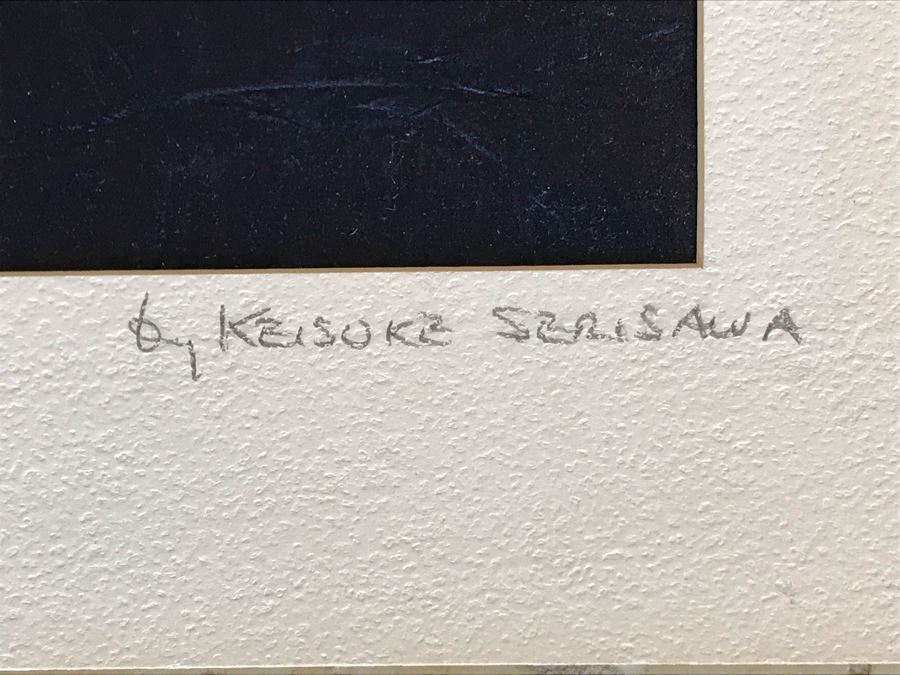 Keisuke Serizawa (1895-1984) Japanese Living National Treasure Hand Signed Artwork Titled 'Happiness' 16 X 12 (JKE) [Photo 5]