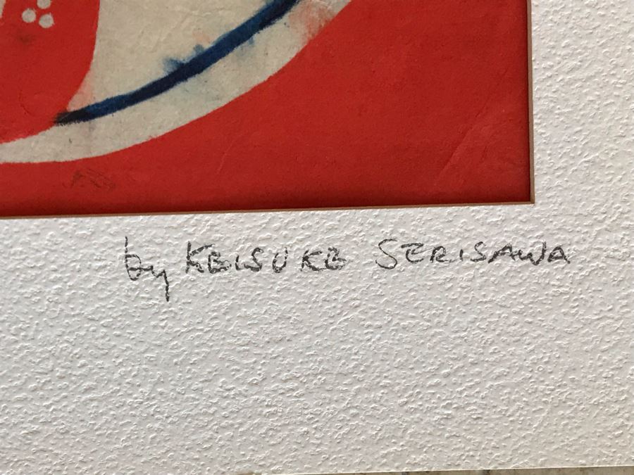 Keisuke Serizawa (1895-1984) Japanese Living National Treasure Hand Signed Artwork Titled 'Mt. Fuji' 16 X 12 (JKE) [Photo 6]