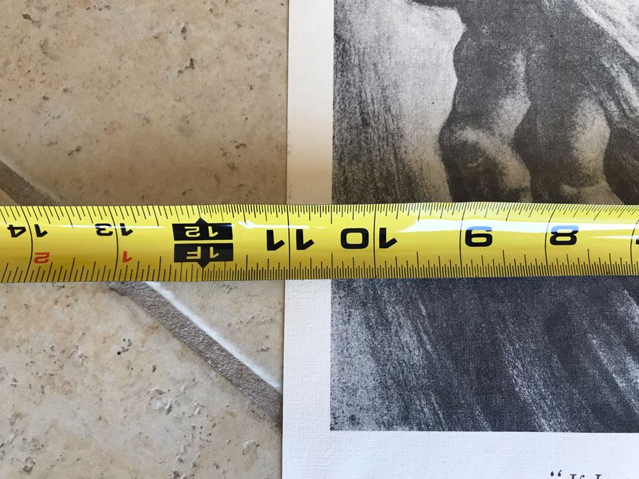 Vintage Print By Charles Wilbert White 'If I Cannot Do GREAT THINGS, I Can Do SMALL THINGS In a GREAT WAY.' 11 X 17 (JKE) [Photo 7]