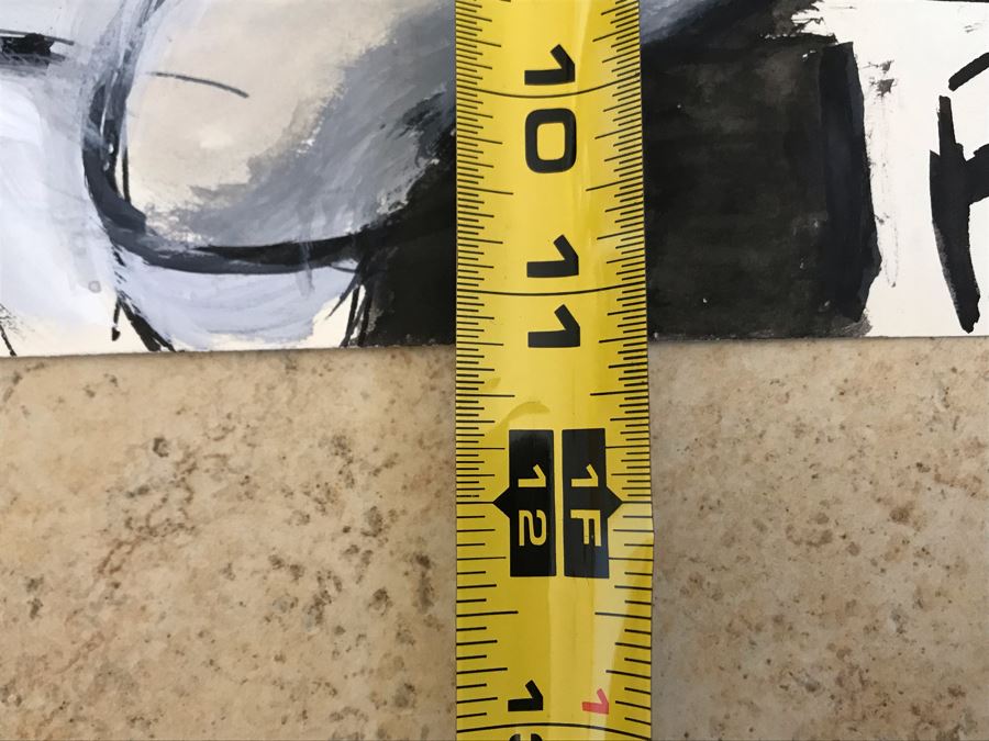 Original Unsigned Portrait Painting On Paper 9 X 11 (JKE) [Photo 8]