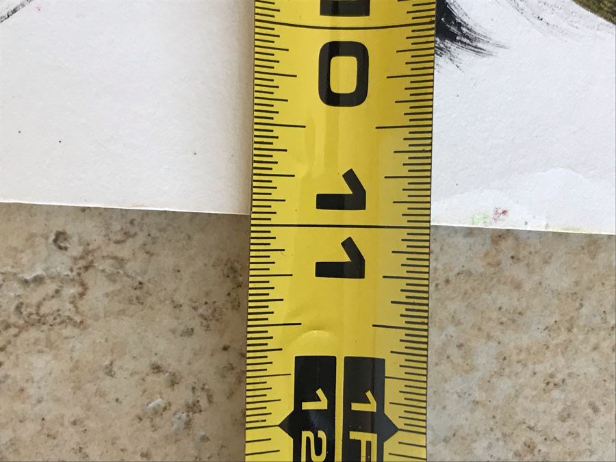 Original Jean Klafs Abstract Painting On Paper 14 X 11 [Photo 8]