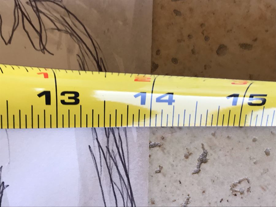 Original Jean Klafs Nude Ink And Wash Painting Of Woman On Paper 14 X 17 [Photo 6]