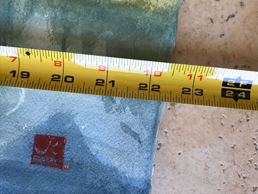 Original Jean Klafs Plein Air Watercolor Painting On Paper 22.5 X 15 [Photo 6]