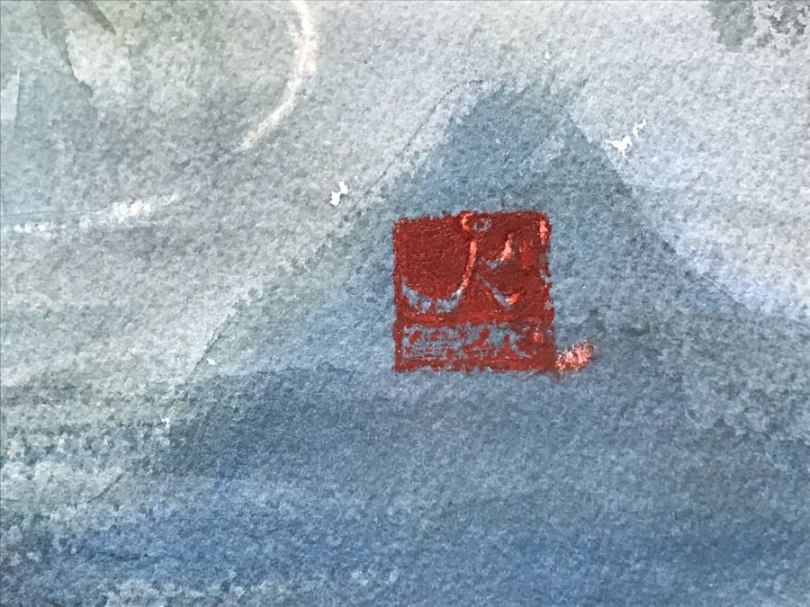 Original Jean Klafs Plein Air Watercolor Painting On Paper 22.5 X 15 [Photo 4]