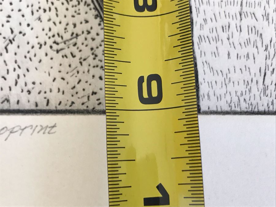 Original Jean Klafs Monoprint Vintage 1976 6 X 9 [Photo 9]