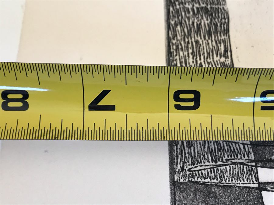 Original Jean Klafs Monoprint Vintage 1976 6 X 9 [Photo 8]