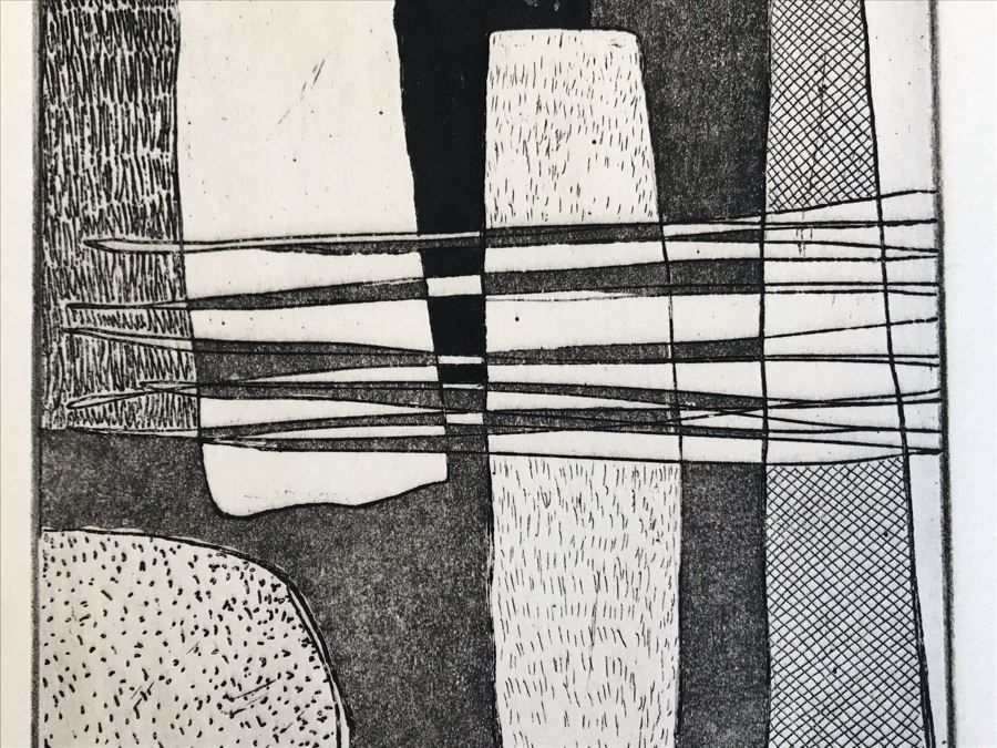 Original Jean Klafs Monoprint Vintage 1976 6 X 9 [Photo 5]