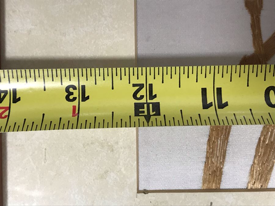 JUST ADDED - Vintage Chinese Silk Embroidery Artwork Of Peacocks In Tree In Wooden Frame 12 X 29 [Photo 13]