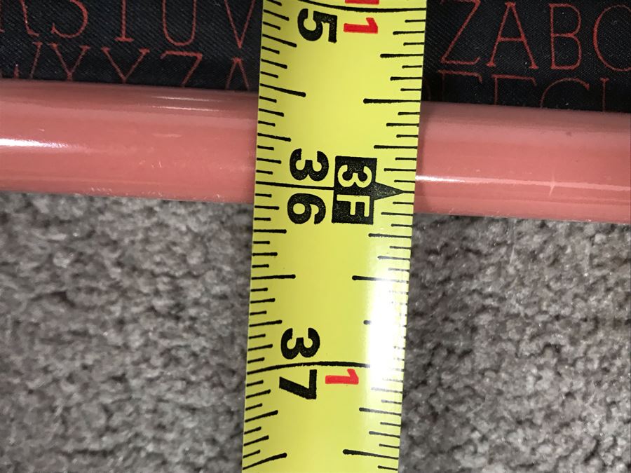 JUST ADDED - Vintage Framed Alphabet Scarf 36 X 36 [Photo 8]