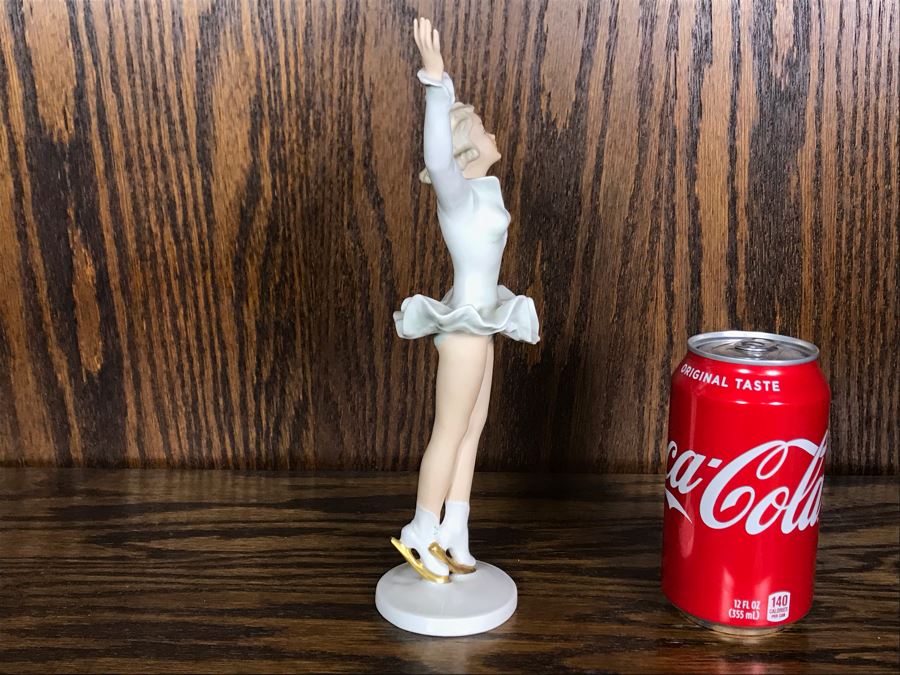JUST ADDED - Wallendorf Figure Skater Porcelain Ice Skater Figurine Made In Germany 10H (OFS) [Photo 5]