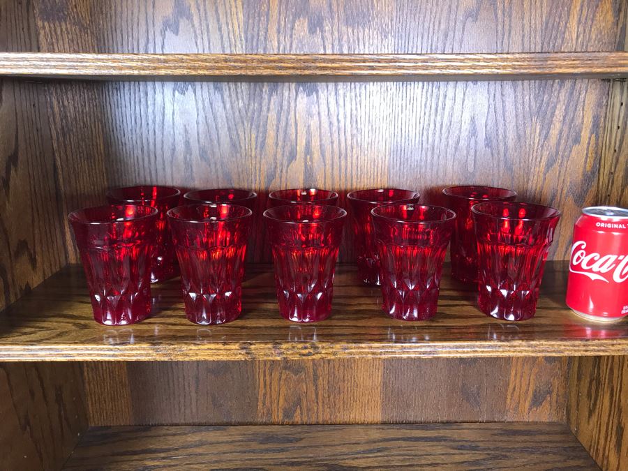 JUST ADDED - (10) Ruby Red Glasses 5H [Photo 2]