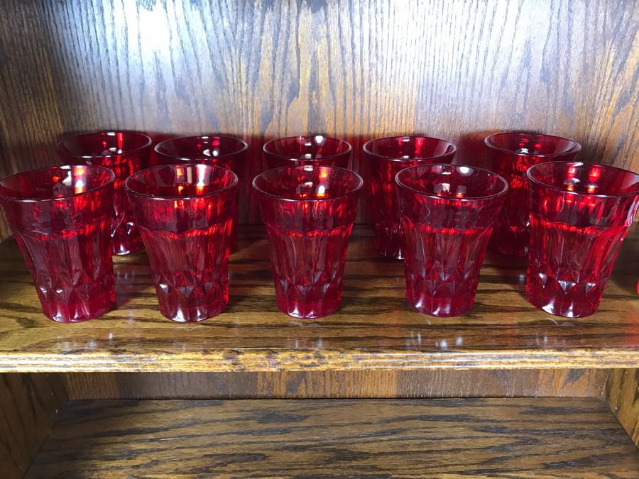 JUST ADDED - (10) Ruby Red Glasses 5H [Photo 3]